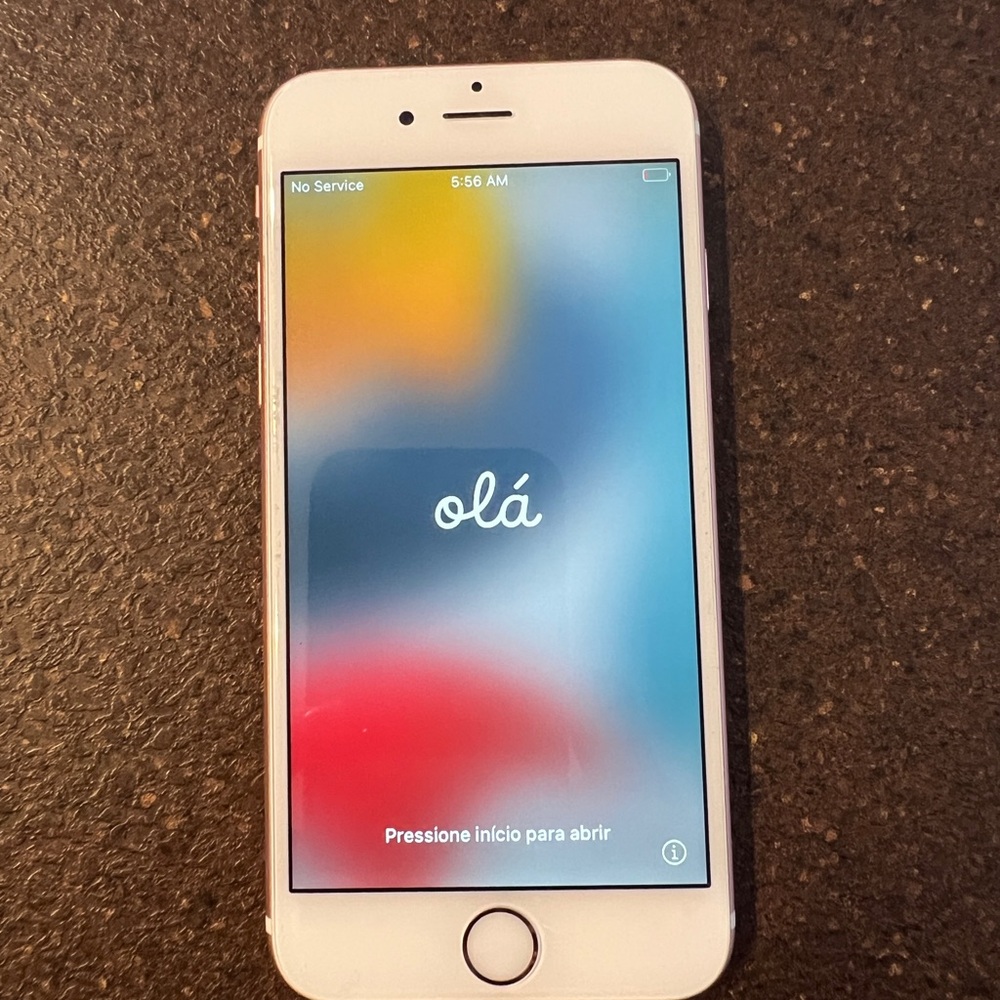 Apple iPhone 6S 32 GB - rosegold with case
